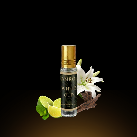 AMRO White Oud Attar – Soft Oud Long Lasting Perfume Oil