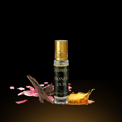 AMRO Honey Oud Attar – Sweet Oud Long Lasting Perfume Oil