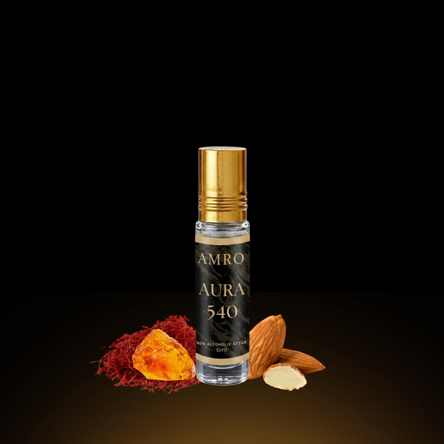 AMRO Aura 540 Attar Bottle – Sweet Amber Premium Perfume Oil