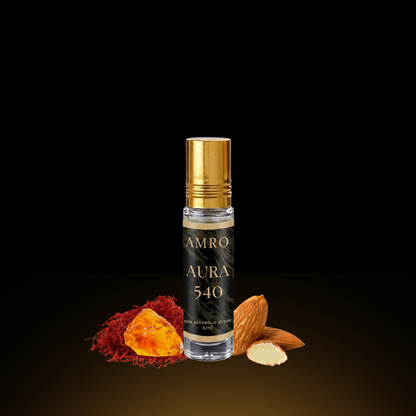 AMRO Aura 540 Attar Bottle – Sweet Amber Premium Perfume Oil