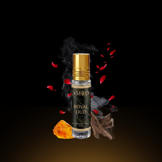 AMRO Royal Oud Attar – Luxury Long Lasting Oud Perfume Oil