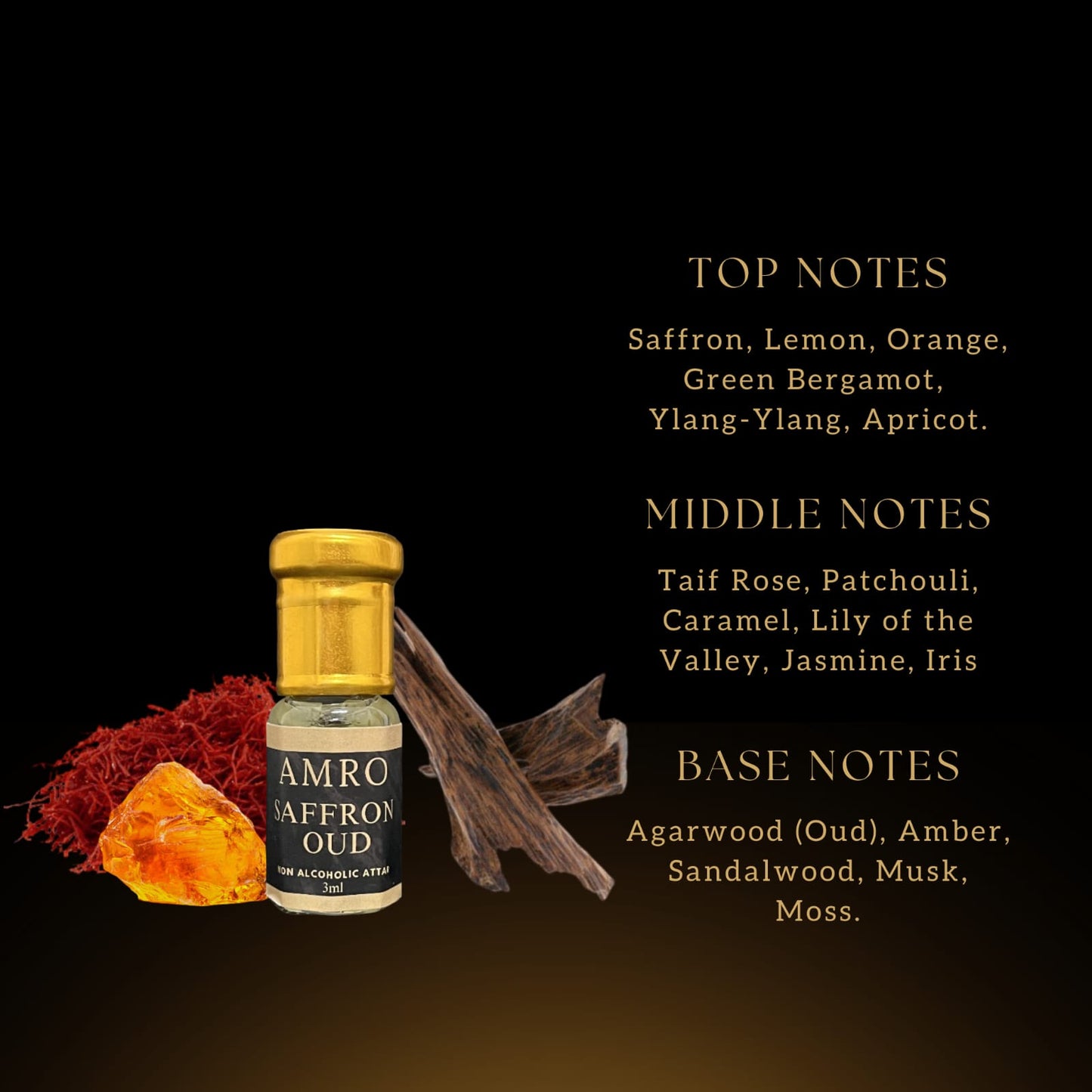 AMRO Arabian Oud Collection – 5 Premium Oud Attars